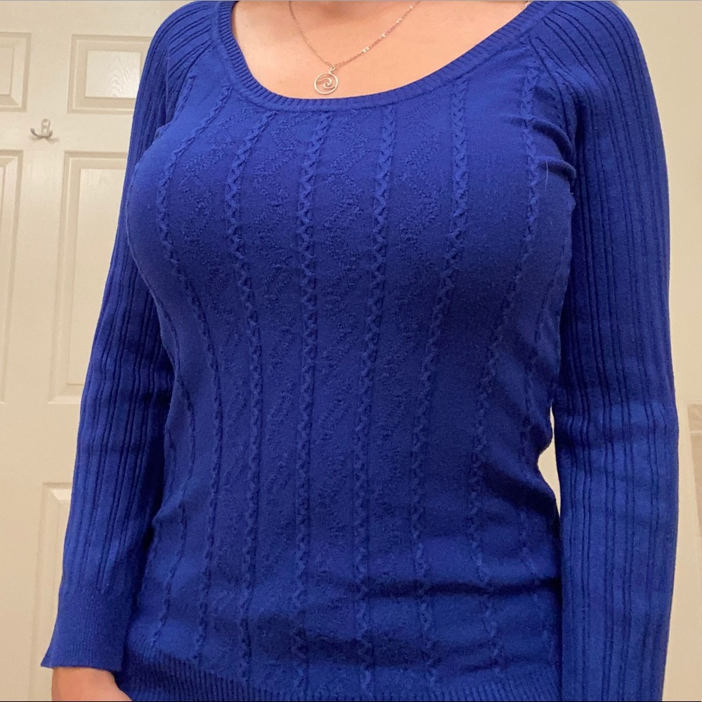 Blue sweater